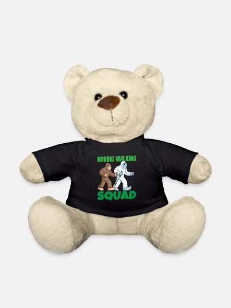 Nordic Walking Squad Sasquatsh Bigfoot Yeti - Teddy - Schwarz