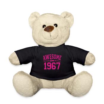 Génial depuis 1967 Anniversaire 1967 Millésime 1967 - Nounours - noir - Devant