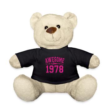 Awesome Since 1978 Geburtstag 1978 Vintage 1978 - Teddy - Schwarz - Vorne