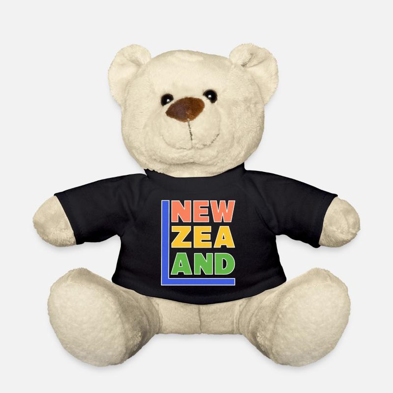NEW ZEALAND Rainbow Lorikeat Colors - Teddy - Schwarz