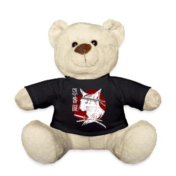 Ninja Katze Anime - Manga Japanisch - Teddy - Schwarz - Vorne