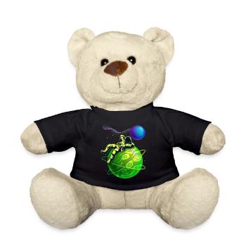 Lustiger Astronaut-Kosmonaut, Planeten Weltall - Teddy - Schwarz - Vorne