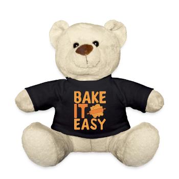 Bäcker Bäckerei Backen - Teddy - Schwarz - Vorne
