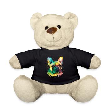 Français Bulldog pour les amoureux des chiens - Nounours - noir - Devant