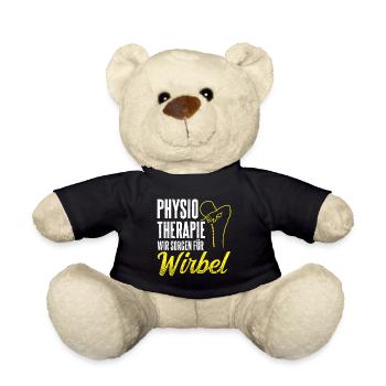 Physiotherapie Wir Sorgen Für Wirbel - Physio Mass - Teddy - Schwarz - Vorne
