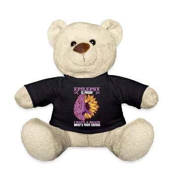 Epilepsy Is Proof - Teddy Bear - black - Front