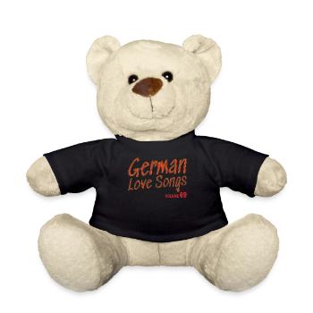 German Love Song - Teddy Bear - black - Front