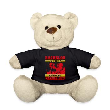 BACHELOR PARTIES MARRIED GUYS - Teddy Bear - black - Front