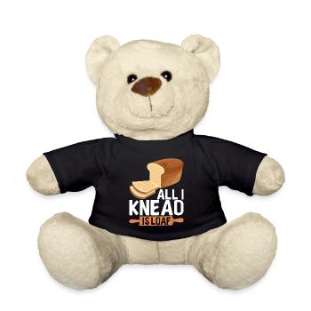 Bäcker Bäckerei Backen - Teddy - Schwarz - Vorne