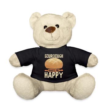 Bäcker Bäckerei Backen - Teddy - Schwarz - Vorne