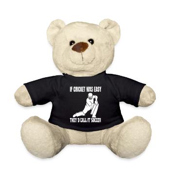 Cricket team Cricket team Cricket cricket - Teddy Bear - black - Front