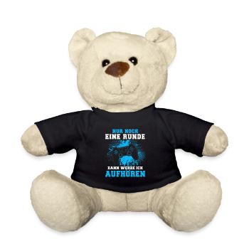 Zocker Geschenk Junge Gamer Controller Zocken - Teddy - Schwarz - Vorne