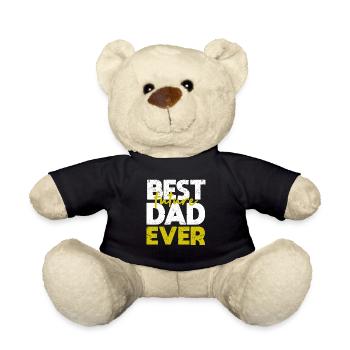 Meilleur futur père de tous les temps Premier père - Nounours - noir - Devant