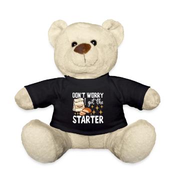 Bäcker Bäckerei Backen - Teddy - Schwarz - Vorne