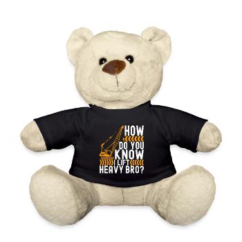 Kranführer Kranfahrer - Teddy - Schwarz - Vorne