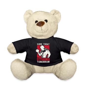 Strong tomorrow - Teddy Bear - black - Front