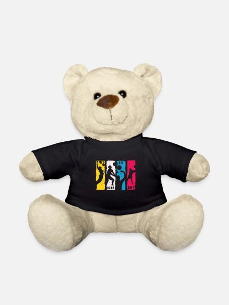 Spike Bump Set Dive Volleyball Design gift - Teddy - Schwarz