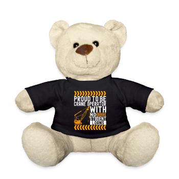 Kranführer Kranfahrer - Teddy - Schwarz - Vorne