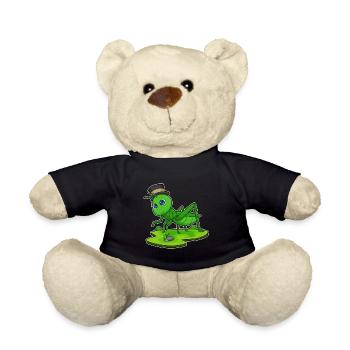 Chapeau haut-de-forme Gentleman Caterpillar - Nounours - noir - Devant