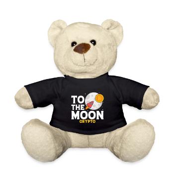 Vers la Lune - Crypto - Nounours - noir - Devant