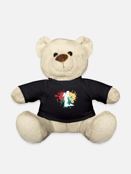Singen Sängerin Silhouette - Teddy - Schwarz
