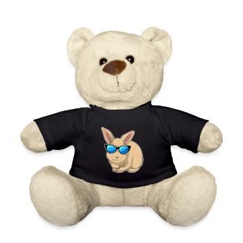 Rabbit Sunglasses - Teddy Bear - black - Front
