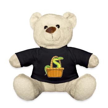 Panier serpent - Nounours - noir - Devant