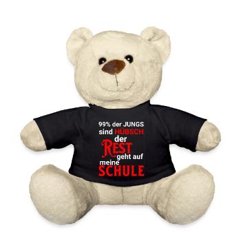 99% der Jungs hübsch, Rest ist auf meiner Schule - Teddy - Schwarz - Vorne