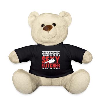 Je n’ai jamais rêvé de devenir un boucher sexy - Nounours - noir - Devant