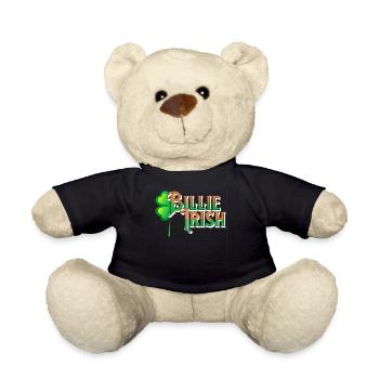 Billie Irish - St. Patricks Day - Paddy's Day - Teddy - Schwarz - Vorne