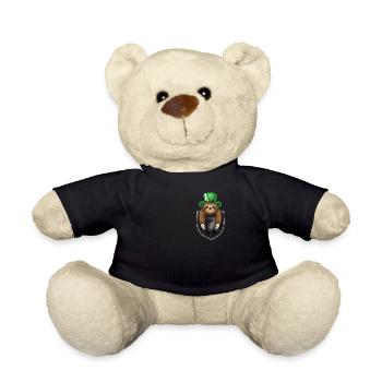 Lustiges Faultiere St. Patricks Day Party Geschenk - Teddy - Schwarz - Vorne