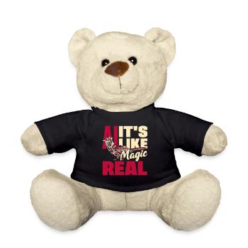 Ai c’est comme de la magie mais de l’informatique réelle - Nounours - noir - Devant