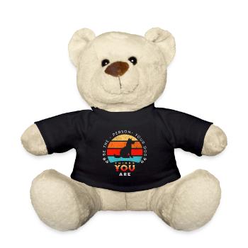 Be the person your dog thinks you are, retro - Teddy Bear - black - Front