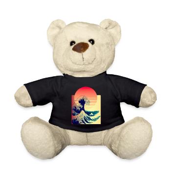 die große Welle vor Kanagawa - Teddy - Schwarz - Vorne