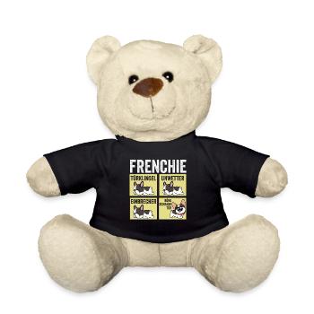 Chien Frenchie - Nounours - noir - Devant