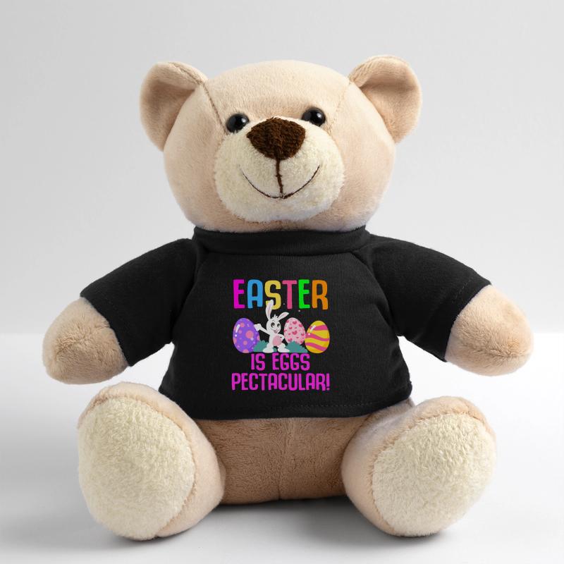 Easter Rabbit Easter Flowers Eggs Teddy Bear