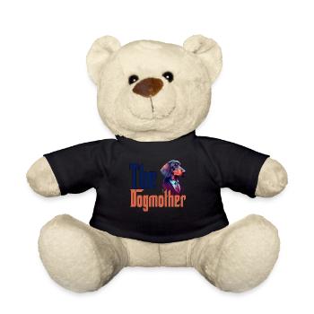 Teckel Chien Maman Chienne Chiens Maman Rottie - Nounours - noir - Devant