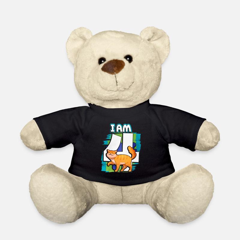 Ich Bin 4 Katze - Teddy - Schwarz