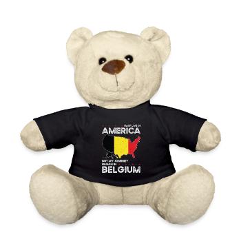 Geboren in Belgien Belgien Amerikanisch USA - Teddy - Schwarz - Vorne