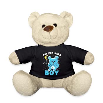 Garçon - Babyshower - Nounours - noir - Devant