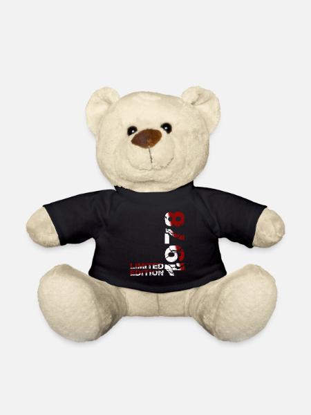 1978 Limited Edition Geburtstag Geschenk Frau Mann - Teddy - Schwarz