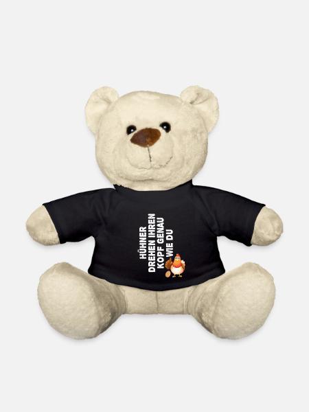 Hühner Drehen Ihren Kopf Genau Wie Du Landwirt - Teddy - Schwarz