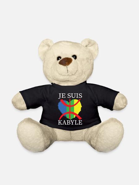 Je suis kabyle et je suis fière - Nounours - noir