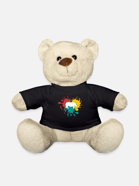 Nashorn - Teddy - Schwarz