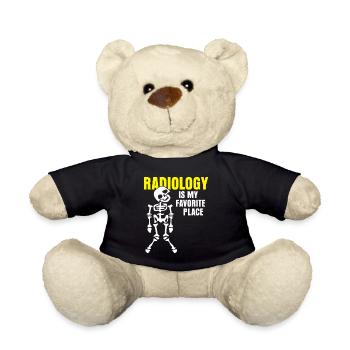 Röntgen Röntgenbild Radiologe Radiologie - Teddy - Schwarz - Vorne