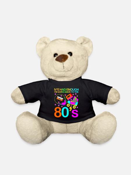 80s Disco Party 80er 1980 - Teddy - Schwarz