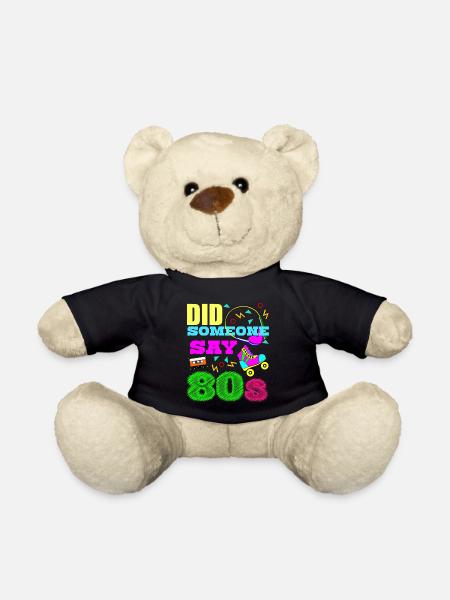 80s Disco 1980 Party 80s - Teddy Bear - black