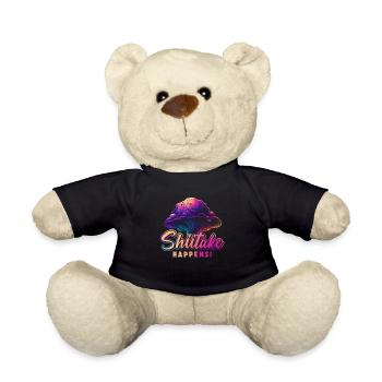 Shiitake Mushroom Forest Fungi Shiitake Moral - Teddy Bear - black - Front