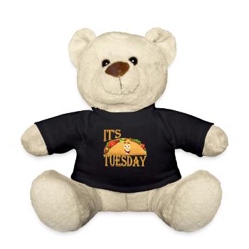 Fun It's Taco Tuesday Happy Taco - Teddy - Schwarz - Vorne
