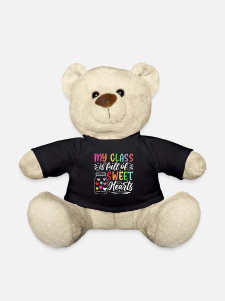 Ma classe est pleine de cœurs doux - Nounours - noir